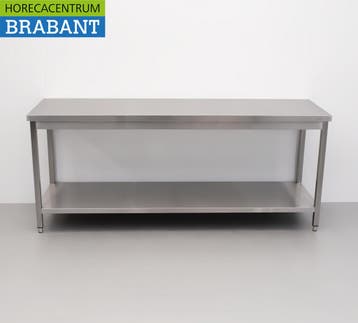 HCB RVS Werktafel Tafel Basic-line 200 x 60 x 85 cm Horeca, Ophalen of Verzenden, Nieuw in verpakking
