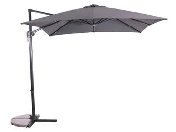 Zweefparasol Libra Grijs 250x250cm inclusief kruisvoet &, Ophalen of Verzenden, Nieuw