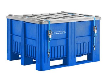 CB3 UN-keur kunststof palletbox - 1200 x 1000 mm - 3, Ophalen of Verzenden, Nieuw