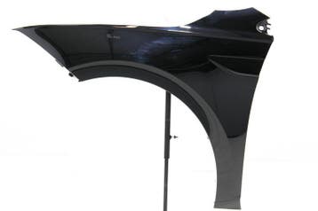 Spatbord linksvoor Volkswagen Polo 2G BRILJANTSCHWARZ (L041), Volkswagen, Voor, Nieuw, Ophalen of Verzenden