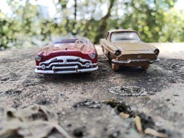 Dinky Toys - Modelauto (2) - Packard; Renault Floride, Nieuw