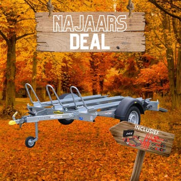 Najaarsdeal! - motor aanhanger - 750 kg bruto laadvermogen, Ophalen of Verzenden, Nieuw
