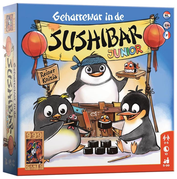 Geharrewar in de Sushibar Junior - NIEUW, Hobby en Vrije tijd, Gezelschapsspellen | Bordspellen, Verzenden