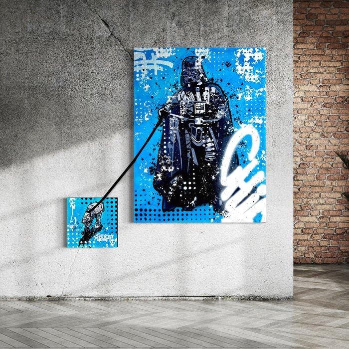 Moabit - Darth Vader X Dog Walk //Diptych// XL, Antiek en Kunst, Kunst | Designobjecten