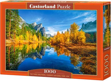 The Three Brothers - Yosemite National Park - USA Puzzel, Hobby en Vrije tijd, Denksport en Puzzels, Verzenden, Nieuw