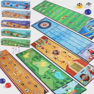Interactieve Spelmat: Bowling, Curling & Voetbal - Plezier v, Verzenden, Nieuw
