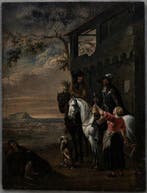 Bamboccianti stijl schilder (XVII)Circle Pieter van Bloemen