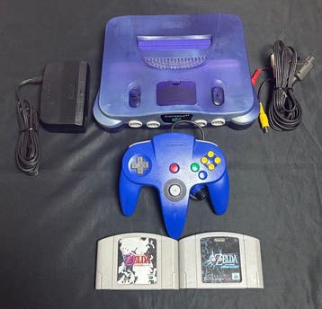 Nintendo - N64 - Midnight Blue Toys R Us Limited Edition, Nieuw
