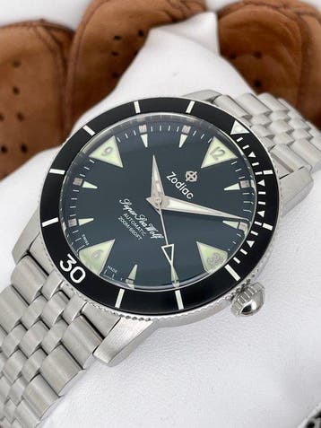 Zodiac - Super Sea Wolf Skin Diver Automatic - ZO9218 -, Nieuw