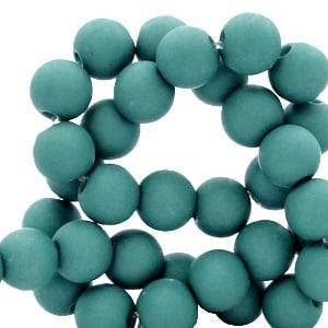 30 x  matte acryl kralen 8mm Canton green (Ø1.9mm), Ophalen of Verzenden, Nieuw, Kraal