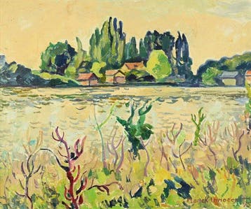 Franck Innocent (1912 - 1983) - Lété à Herqueville, Antiek en Kunst