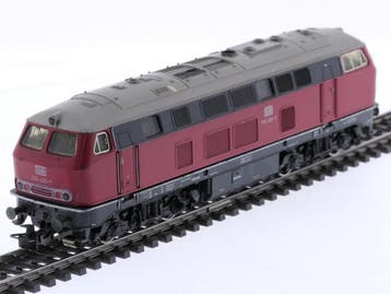 Schaal H0 Märklin 3075.3 diesellocomotief BR 216 van de D.., Wisselstroom, Gebruikt, Locomotief, Ophalen of Verzenden