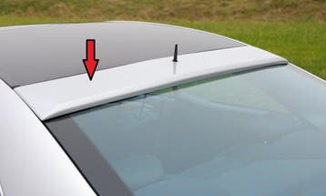 Rieger achterraamspoiler | C-Klasse (W203): 05.00- - Sedan |, Verzenden