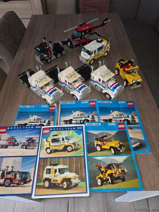 Lego Set - Model Team - 5510-5550-5580 (3×)-5590, Kinderen en Baby's, Speelgoed | Duplo en Lego