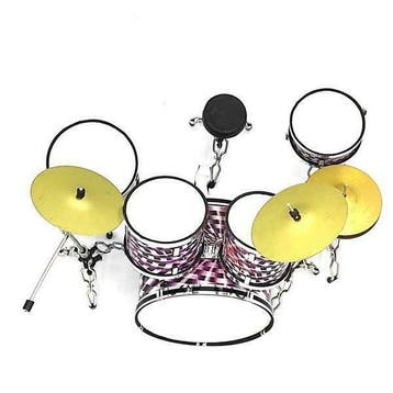 Miniatuur decoratief funk art drumstel, Ophalen of Verzenden, Nieuw, Overige typen