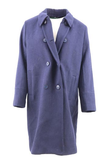 United Colors of Benetton Jas in maat 44 Blauw, Kleding | Dames, Jassen | Winter, United Colors of Benetton, Verzenden, Zo goed als nieuw