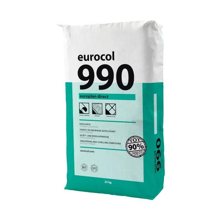 Eurocol 990 Europlan Direct 23kg | Egaline |, Doe-het-zelf en Verbouw, Verwarming en Radiatoren, Nieuw, Verzenden