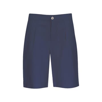 MAC • linnen Suvi short donkerblauw • 36, Kleding | Dames, MAC, Nieuw, Maat 36 (S), Verzenden