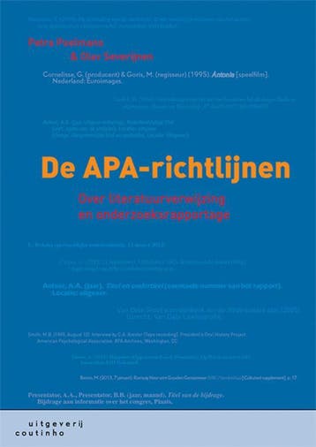 De APA richtlijnen 9789046907283, Verzenden, Zo goed als nieuw