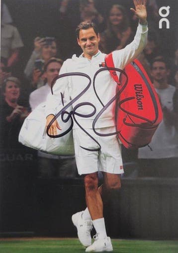 Svizzera - Tennis - Wimbledon - Roger Federer - Fan Card on, Nieuw