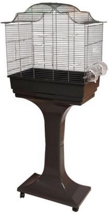 Vogelkooi Sophia met Standaard – Antraciete Binnenkooi vo., Verzenden, Nieuw, Overige materialen, Vogelkooi