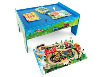 Coast Treinspeelset - 80-delig - Dubbelzijdig Bord 82,5 x 60, Verzenden, Nieuw