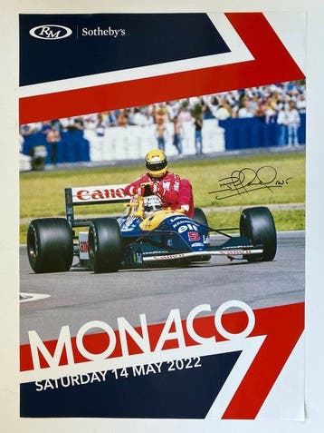 Williams - Nigel Mansell - 1991 - Poster, Verzamelen, Nieuw