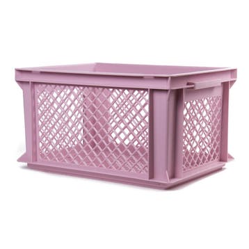 Lastpak Stijlvolle kunststof fietskrat - roze - 40x30x22..., Ophalen of Verzenden, Nieuw