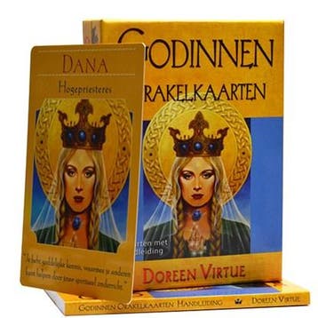 Godinnen orakelkaarten | 9789085080886 | Doreen Virtue, Zo goed als nieuw, Doreen Virtue
