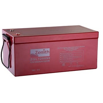 Zenith VRLA accu | ZGL120098 | 12V 260Ah, Ophalen of Verzenden, Nieuw