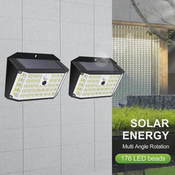 Solar Buitenlamp met Bewegingssensor - 176 LED, IP65 Waterdi, Verzenden, Nieuw