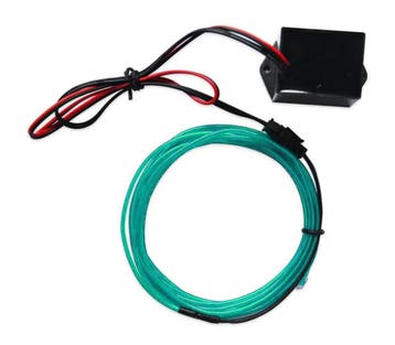 EL wire - IJSBLAUW - interieur verlichting - 12 Volt - 2 met, Ophalen of Verzenden, Nieuw