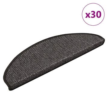 vidaXL Trapmatten zelfklevend Sisal-Look 30 st 65x21x4 cm, Verzenden, Nieuw