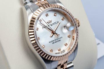 Philip Watch - Caribe Urban - Date - Diamonds & Mother of, Sieraden, Tassen en Uiterlijk, Horloges | Heren, Nieuw