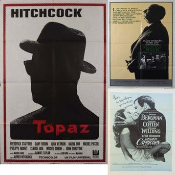 HITCHCOCK LOT - Alfred Hitchcock - Set of 3 Vintage Original, Nieuw