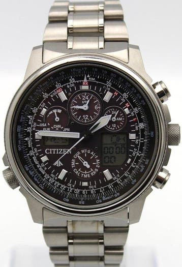 Citizen - Promaster Sky Eco-Drive Radio Controlled Titanium, Sieraden, Tassen en Uiterlijk, Nieuw