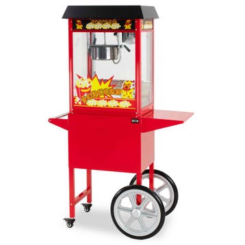 HCB Popcornmachine - luxe met onderstel - zwart - 230V, Verzenden, Nieuw in verpakking