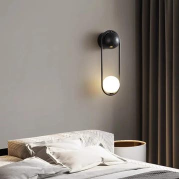 Minimalistische LED Wandlamp Nordic Luxe Metaal Glas, Verzenden, Nieuw