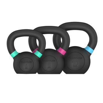 Tunturi Platinum Cast Iron Kettlebell - 6 - 10kg set - Incl., Sport en Fitness, Verzenden, Nieuw