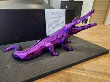 Richard Orlinski (1966) - Croco Spirit Purple édition