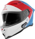 Bogotto H153 BT SPN Wit Rood Blauw Bluetooth Helm, Integraalhelm, Nieuw met kaartje, Overige merken, Heren