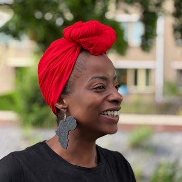 Rode hoofddoek / Rode headwrap, Ophalen of Verzenden, Nieuw