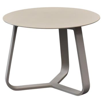 Pula lounge tuintafel 45xH35 cm rond natural sand, Tuin en Terras, Tuintafels, Ophalen of Verzenden, Nieuw, Aluminium