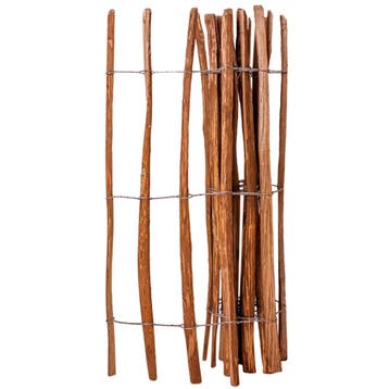 vidaXL Hek 120x250 cm hazelaarhout, Tuin en Terras, Verzenden, Nieuw, Hout, Minder dan 1 meter