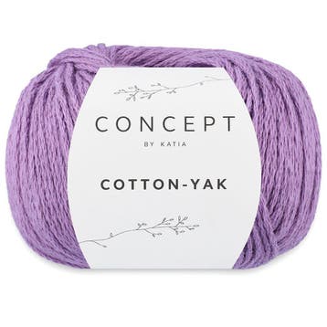 Katia Concept Cotton-Yak - 128 lila - Katoen / Jakwol Gare, Ophalen of Verzenden, Nieuw