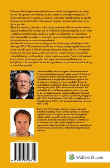 Elementair belastingrecht theorieboek 2015/2016, Verzenden, Zo goed als nieuw, Prof. Dr. Leo Stevens