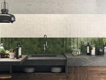 Wandtegel Ragno Zellige Handvorm Beige 10x10 (Muurtegels), Nieuw, Minder dan 20 cm, 10 m² of meer, Wandtegels