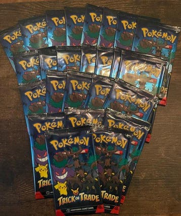 Pokémon - 25 Booster pack - Trick or Trade - Scarlet &, Nieuw