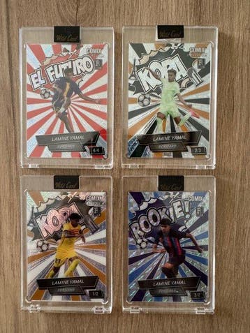Wild Card Lamine Yamal Numbered parallel - 4 Card - Near, Nieuw