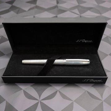 S.T. Dupont - Paris Lined Silver/Palladium Fountain Pen -, Nieuw